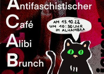 Donnerstag: Antifaschistischer Café Alibi Brunch