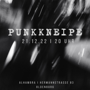 Mi. 21.12.: Punkkneipe