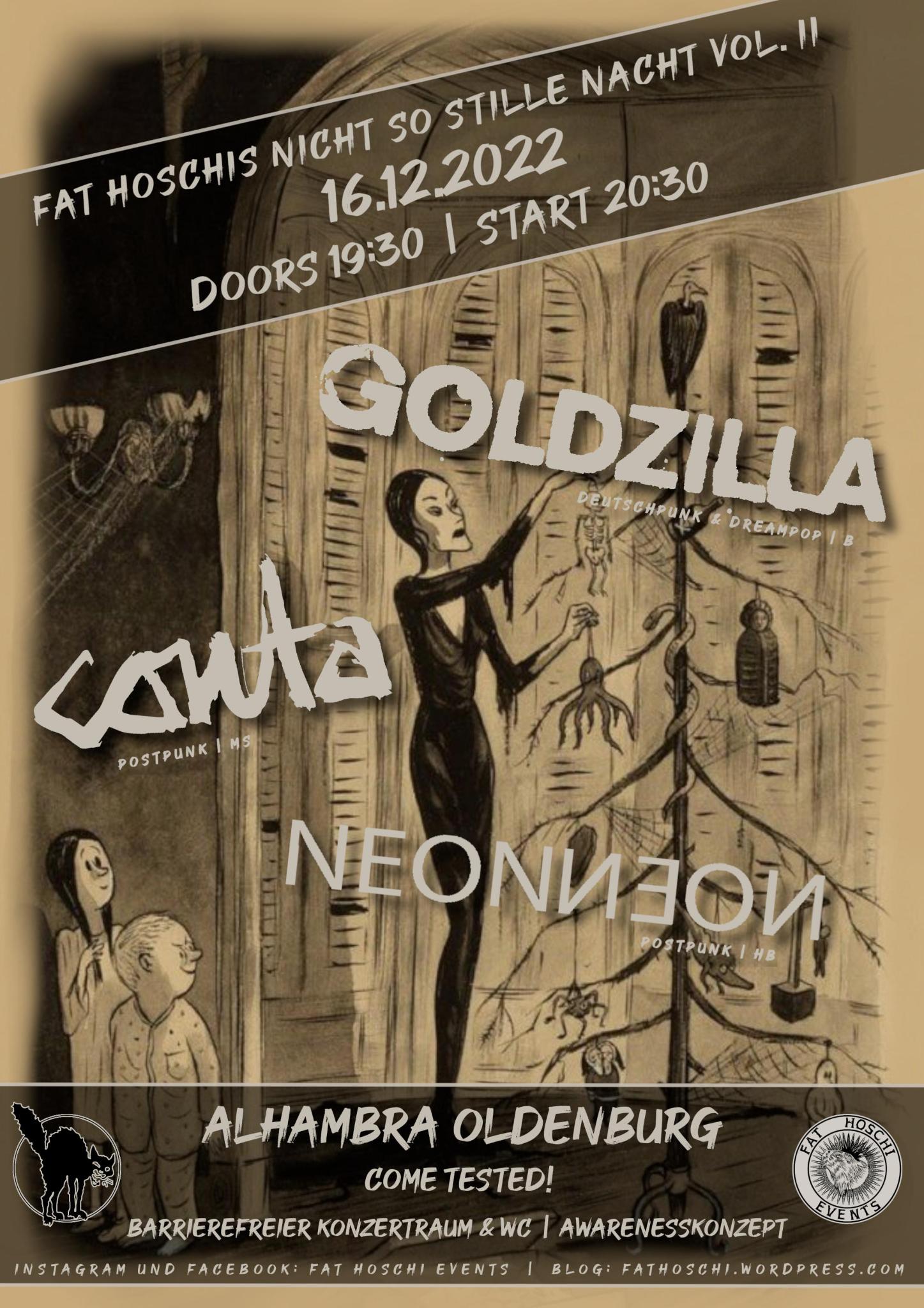 Konzert Goldzilla / Conta / NeonNeon