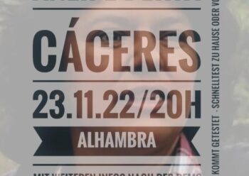 Mi. 23.11.: Kneipe Berta Càceres