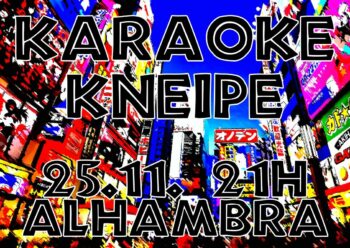 Fr. 25.11.: Karaoke Kneipe