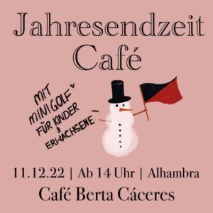Jahresendzeit Café mit Minigolf