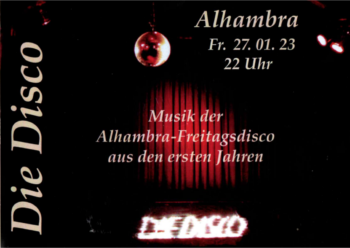 Fr. 27.1.: Die Disco