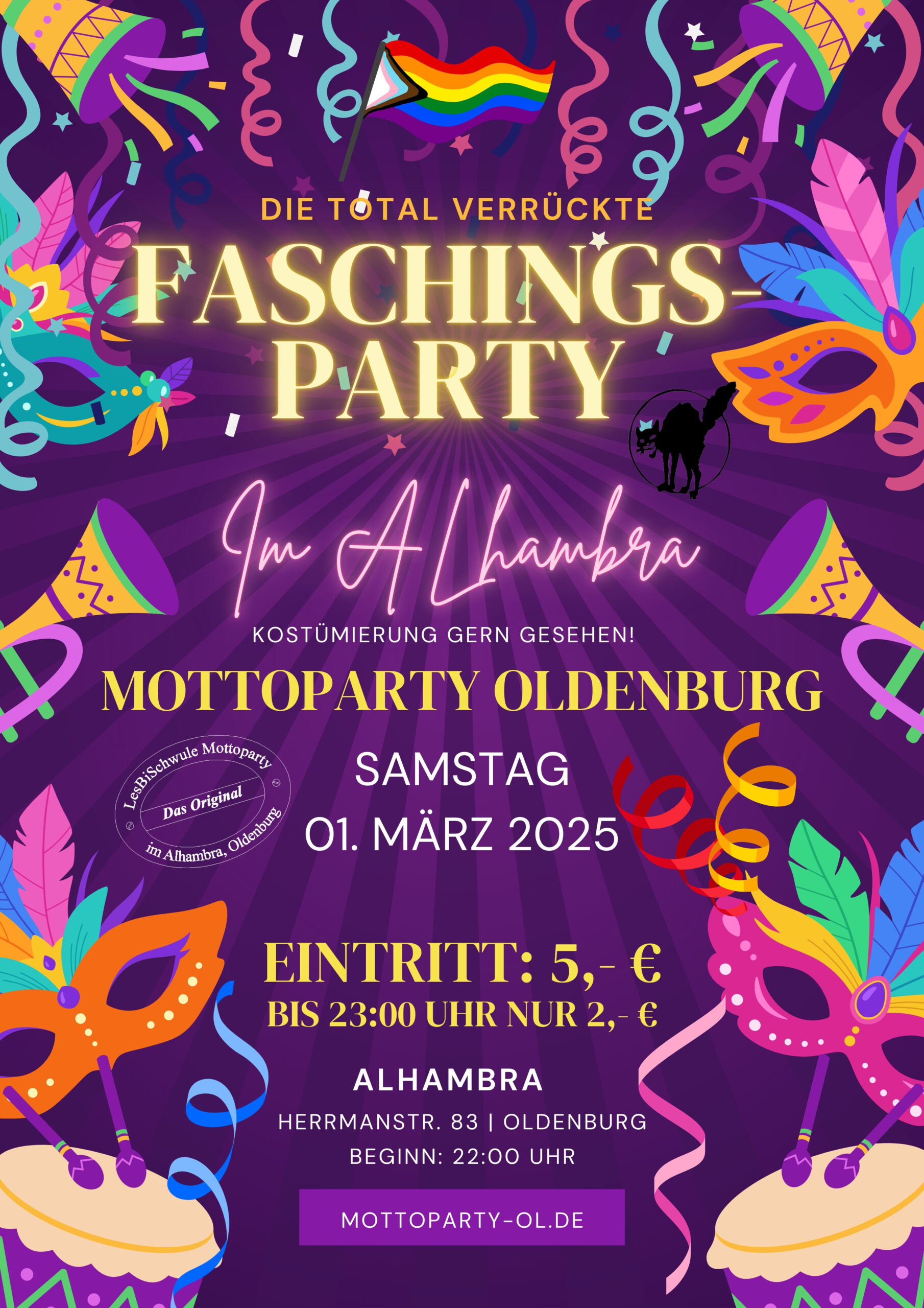 LesBiSchwule Mottoparty Oldenburg