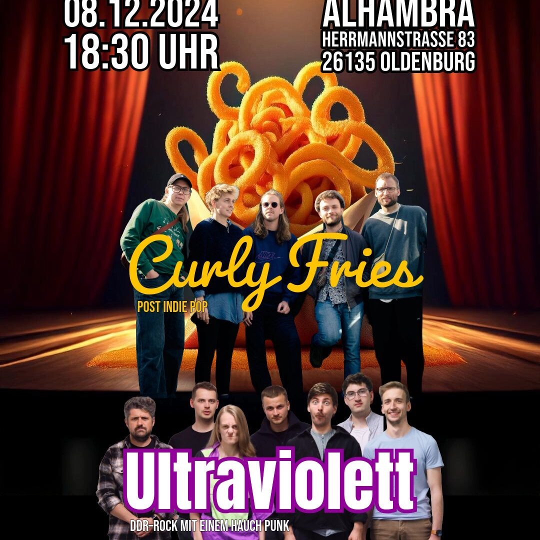 Konzert: Curly Fries + Ultraviolett