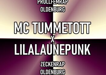 Rapkonzert: Gagarin Bitche$, Tumetott & Lilalaunepunk